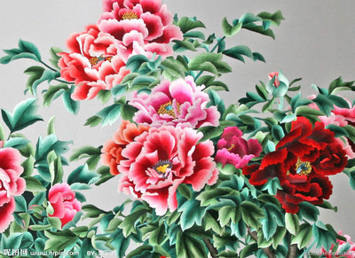 专业北京电脑绣花加工厂 山水画刺绣精细加工